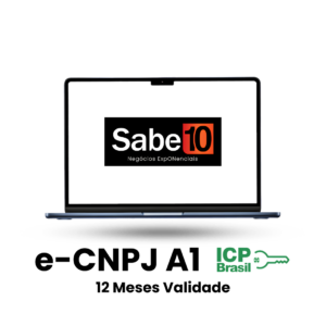 Certificado Digital eCNPJ A1 Pessoa Jurídica Online 12 Meses Emissão Online